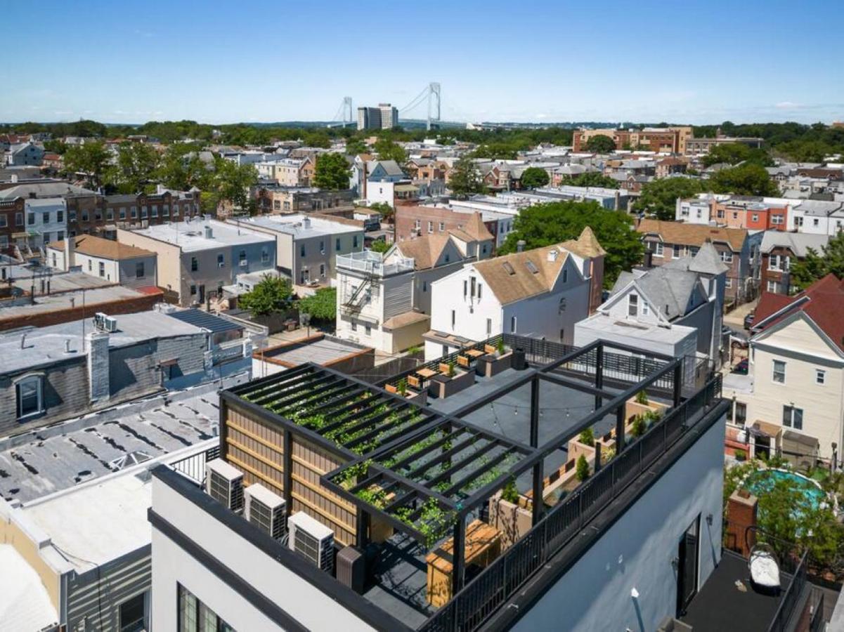Nyc Skyline Views, Sauna & Rooftop - Romantic Escape At "Brooklyn Bay Lofts" New York Buitenkant foto